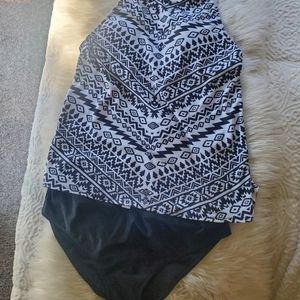 Holipick two piece tankini swimwear xxl